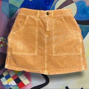 American Eagle corduroy Hi-Rise A~Line skirt size 2